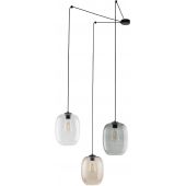 TK Lighting Elio 5972 lampa wisząca 3x15 W czarna