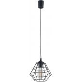 TK Lighting Diamond 6207 lampa wisząca 1x15 W czarna