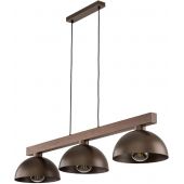 TK Lighting Oslo 6299 lampa wisząca 3x15 W drewno