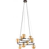 TK Lighting Anabelle 6587 lampa wisząca powyżej 6x6 W brązowa