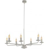 TK Lighting Limal 10254 lampa wisząca powyżej 6x10 W beżowa