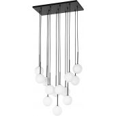 TK Lighting Martin 10079 lampa wisząca powyżej 6x6 W biała-czarna