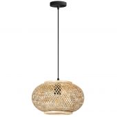 TooLight Boho OSW01410 lampa wisząca 1x60 W drewno