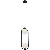 Viokef Fancy 4208700 lampa wisząca 2x25 W czarna