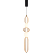 Zuma Line Sarr MD25965A3BGT lampa wisząca 1x27 W czarna-złota