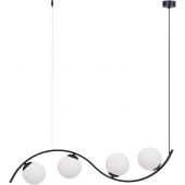 Zuma Line Lara 5014 lampa wisząca 4x8 W biała