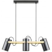 Zuma Line Resi A81623A lampa wisząca 3x40 W czarna