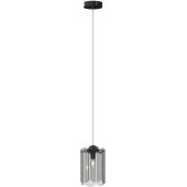 Zuma Line Nira MD35231EBCN lampa wisząca 1x40 W czarna-przydymiona