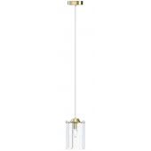 Zuma Line Nira MD35231EGN lampa wisząca 1x40 W przezroczysta-złota