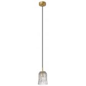 Zuma Line Tazza P059001AV7AC lampa wisząca 1x40 W przezroczysta-złota