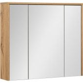 Astor Vivien AMVNL80000 szafka 80x16x70 cm z lustrem dąb