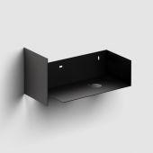 Clou Flush CL073603021 konsola 44x18x20.5 cm podumywalkowa wisząca czarna