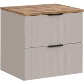 Comad Adel Cashmere SETADCBWOTAN60CM szafka z blatem 60x46x57 cm podumywalkowa wisząca beżowa