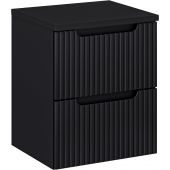 Comad Nova Black SETNOBBBLACK50CMS szafka z blatem 50x40x57 cm podumywalkowa wisząca czarna