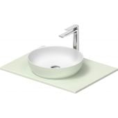 Duravit Sivida 268012FH00 umywalka z konsolą 68 cm zieloną