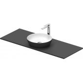 Duravit Sivida 268015FI00 umywalka z konsolą 128 cm szarą