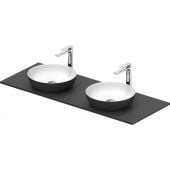 Duravit Sivida 268016FI00 umywalka z konsolą 135 cm szarą