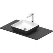 Duravit Sivida 268018FI00 umywalka z konsolą 88 cm szarą