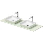 Duravit Sivida 268021FH00 umywalka z konsolą 135 cm zieloną