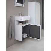 Duravit Qatego QA4076L18180000 szafka 44x35x64.5 cm podumywalkowa wisząca biała