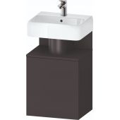 Duravit Qatego QA4076L49490000 szafka 44x35x64.5 cm podumywalkowa wisząca grafitowa