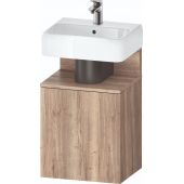 Duravit Qatego QA4076L55550000 szafka 44x35x64.5 cm podumywalkowa wisząca dab