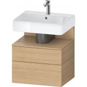 Duravit Qatego QA4393030300010 szafka 59x47x59 cm podumywalkowa wisząca dąb