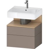 Duravit Qatego QA4393030430010 szafka 59x47x59 cm podumywalkowa wisząca dąb