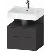 Duravit Qatego QA4393049490010 szafka 59x47x59 cm podumywalkowa wisząca grafit