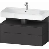 Duravit Qatego QA4395049490010 szafka 99x47x59 cm podumywalkowa wisząca grafit