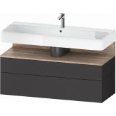 Duravit Qatego QA4396055490010 szafka 119x47x59 cm podumywalkowa wisząca grafit