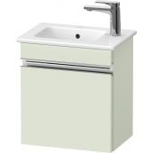 Duravit Sivida SV4642L10HH0000 szafka 40x28.7x44.3 cm podumywalkowa wisząca zielona-chrom