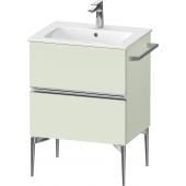 Duravit Sivida SV4643010HH0000 szafka 61x47.7x59.1 cm podumywalkowa wisząca zielona-chrom