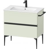 Duravit Sivida SV46440BDHH0000 szafka 81x47.7x59.1 cm podumywalkowa wisząca czarna-zielona