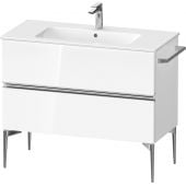 Duravit Sivida SV4645010220000 szafka 101x47.7x59.1 cm podumywalkowa wisząca biała-chrom