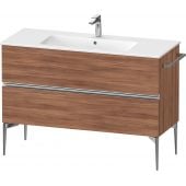 Duravit Sivida SV4646010790000 szafka 121x47.7x59.1 cm podumywalkowa wisząca orzech-chrom