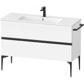 Duravit Sivida SV46460BD180000 szafka 121x47.7x59.1 cm podumywalkowa wisząca biała-czarna