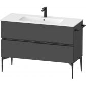 Duravit Sivida SV46460BD490000 szafka 121x47.7x59.1 cm podumywalkowa wisząca czarna-szara