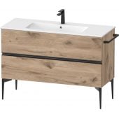 Duravit Sivida SV46460BD550000 szafka 121x47.7x59.1 cm podumywalkowa wisząca czarna-dąb