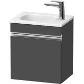 Duravit Sivida SV4649L10490000 szafka 40x29.5x44 cm podumywalkowa wisząca grafitowa-chrom