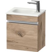 Duravit Sivida SV4649L10550000 szafka 40x29.5x44 cm podumywalkowa wisząca dąb-chrom