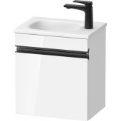 Duravit Sivida SV4649LBD220000 szafka 40x29.5x44 cm podumywalkowa wisząca biała-czarna