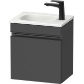 Duravit Sivida SV4649LBD490000 szafka 40x29.5x44 cm podumywalkowa wisząca czarna-grafitowa