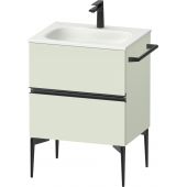 Duravit Sivida SV46500BDHH0000 szafka 61x47.7x59.2 cm podumywalkowa wisząca czarna-zielona