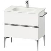 Duravit Sivida SV4651010180000 szafka 81x47.7x59.2 cm podumywalkowa stojąca biała-chrom