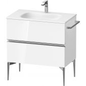 Duravit Sivida SV4651010220000 szafka 81x47.7x59.2 cm podumywalkowa wisząca biała-chrom