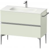 Duravit Sivida SV4652010HH0000 szafka 101x47.7x59.2 cm podumywalkowa wisząca zielona-chrom