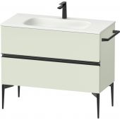 Duravit Sivida SV46520BDHH0000 szafka 101x47.7x59.2 cm podumywalkowa wisząca czarna-zielona