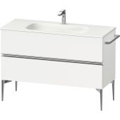 Duravit Sivida SV4653010180000 szafka 121x47.7x59.2 cm podumywalkowa wisząca biała-chrom