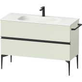 Duravit Sivida SV46530BDHH0000 szafka 121x47.7x59.2 cm podumywalkowa stojąca czarna-zielona